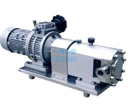 Sanitary cam rotor pump