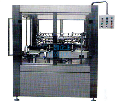 Automatic rotary bottle rinsing machine