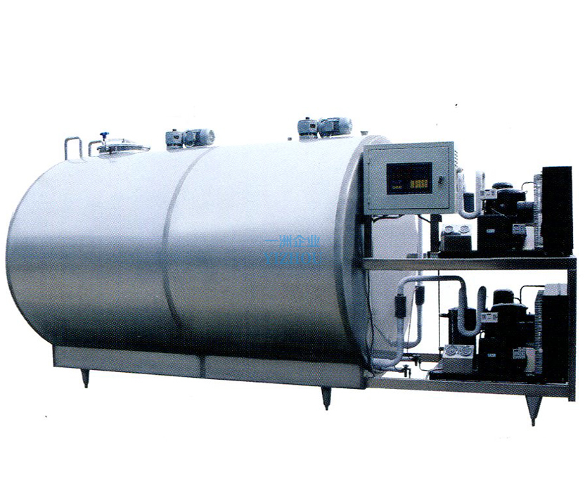 Vertical and horizontal direct cooling milk tank