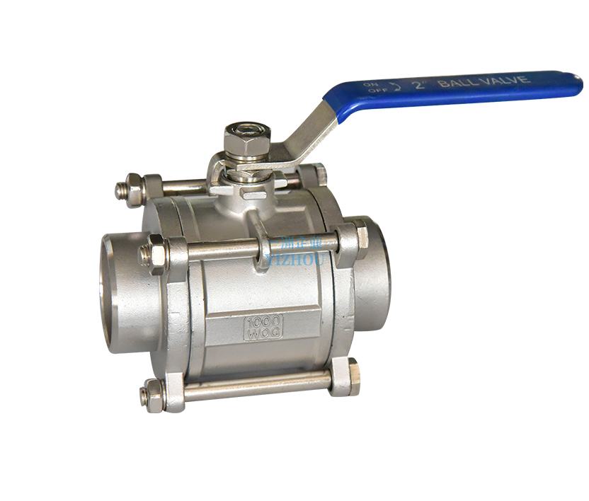 Three-piece type ball valve